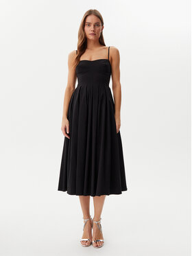 Guess Guess Kokteilinė suknelė W5GK61 WGMR2 Juoda Regular Fit