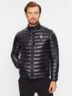 KARL LAGERFELD KARL LAGERFELD Vatovaná bunda Blouson 505022 500590 Černá Regular Fit