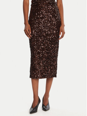 Marella Marella Ravno krilo Rennes 2523776011 Rjava Slim Fit