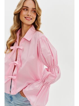 NAOKO NAOKO Košeľa Cotton Candy Ružová Regular Fit