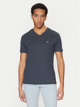 Tommy Jeans Tommy Jeans Tričko Jaspe DM0DM20364 Tmavomodrá Slim Fit