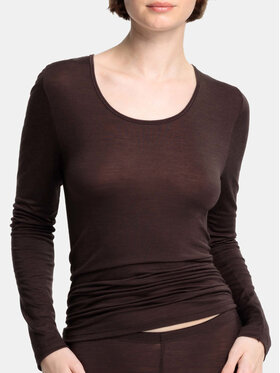 Sylvia Speidel Sylvia Speidel Tričko 50349 Hnedá Slim Fit