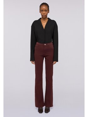 Trussardi Trussardi Pantaloni di tessuto P7029000293N022 Marrone Flare Fit