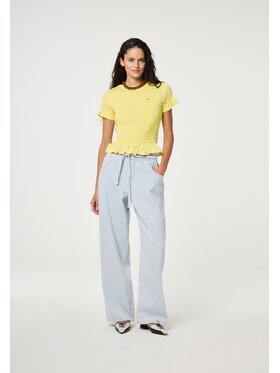 Fabienne Chapot Fabienne Chapot T-Shirt CLTTSH09SS265024 Żółty Slim Fit