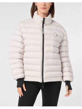 Plein Sport Plein Sport Vatovaná bunda 23975 Bílá Regular Fit