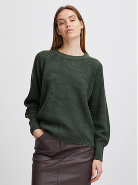 b.young b.young Džemper 20813551 Zelena Regular Fit