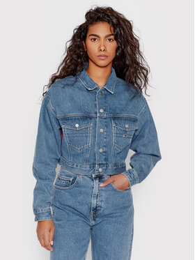Tommy Jeans Tommy Jeans Giacca di jeans DW0DW12926 Blu Cropped Fit