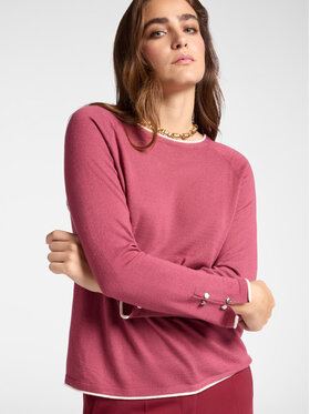 Elena Mirò Elena Mirò Cardigan M521Z000662N019 Rosa Regular Fit