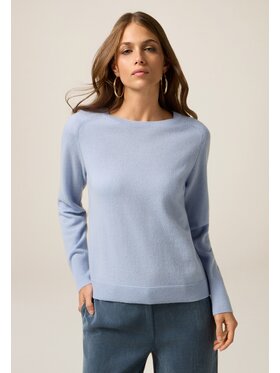Oltre Oltre Sweter M369E001933N004 Turkusowy Regular Fit