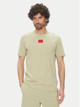 HUGO HUGO Póló Diragolino212 50447978 Zöld Regular Fit