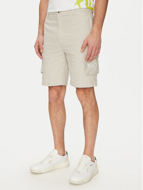 Karl Kani Karl Kani Šortky z materiálu Retro Washed 60100045 Bílá Regular Fit