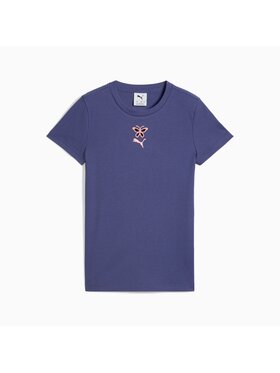 Puma Puma T-Shirt 630745 Fioletowy Regular Fit