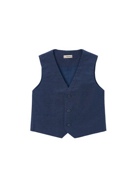 Mayoral Mayoral Vestă elegantă 3379 Bleumarin Regular Fit