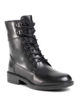 Geox Geox Šnurovacia obuv D Catria C D04LQC 00043 C9999 Čierna