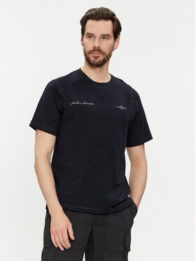 Aeronautica Militare Aeronautica Militare T-Shirt 241TS2199J628 Granatowy Regular Fit