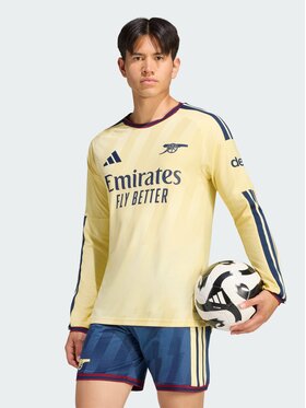 adidas adidas Koszulka techniczna 171988 Żółty Slim Fit