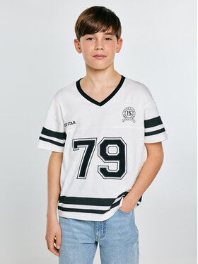 BIG STAR BIG STAR T-Shirt KIKER Biały Comfort Fit
