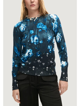 Desigual Desigual Sweter JERS_FARGO Czarny Casual Fit