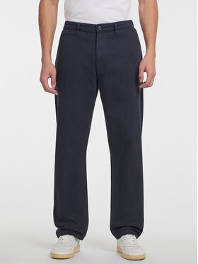 Guess Guess Kalhoty z materiálu 166057 Modrá Regular Fit