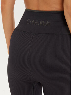 Calvin Klein Performance Biciklističke Hlače 00GWS4L735 Crna Slim Fit