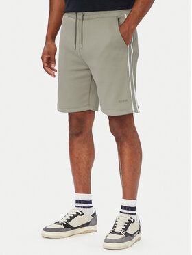 Guess Guess Szorty sportowe Z6YD05 K5008 Zielony Regular Fit