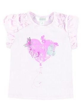 Kanz Kanz T-Shirt 1632013-2096 Różowy Basic Fit