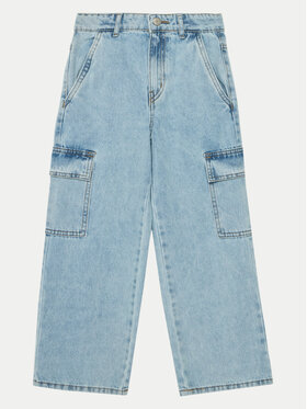 NAME IT NAME IT Jeansy 13220709 Modrá Wide Leg
