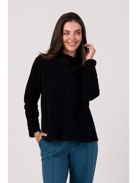 BeWear BeWear Sweter B268 Czarny Modern Fit