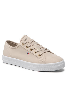Tommy Hilfiger Tommy Hilfiger Πάνινα παπούτσια Essential Sneaker FW0FW06664 Μπεζ