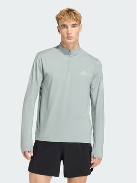adidas adidas Bluza adi365 Iconic 1/2 Zip Zielony Regular Fit
