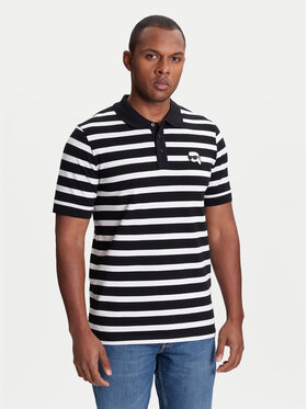 KARL LAGERFELD KARL LAGERFELD Polo 745023 553231 Czarny Regular Fit
