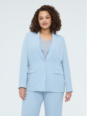 Fiorella Rubino Fiorella Rubino Marynarka Q028T000276N004 Turkusowy A-Line Fit