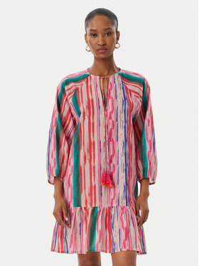 LOLA CASADEMUNT LOLA CASADEMUNT Sukienka letnia LS2616154 Różowy jasny Regular Fit