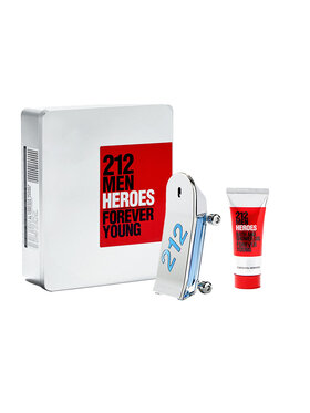 Carolina Herrera Carolina Herrera 212 Men Heroes zestaw - woda toaletowa 90 ml + żel pod prysznic 100 ml Zestaw
