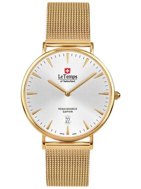 Le Temps Le Temps Zegarek LT1018.86BD01 Złoty