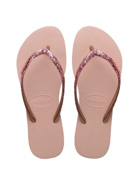 Havaianas Havaianas Japonki HAVAIANAS Infradito Donna Hav. Slim Glitter II 4146975.3606 Rosa Różowy