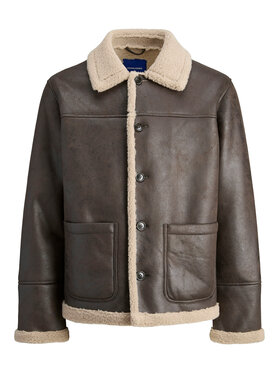 Jack&Jones Jack&Jones Яке от имитация на кожа Cambridge 12282946 Кафяв Regular Fit