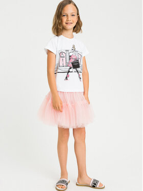 TWINSET TWINSET T-Shirt 231GJ2069 Biały Regular Fit
