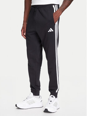 adidas adidas Spodnie dresowe Essential 3-Stripes JD1881 Czarny Regular Fit