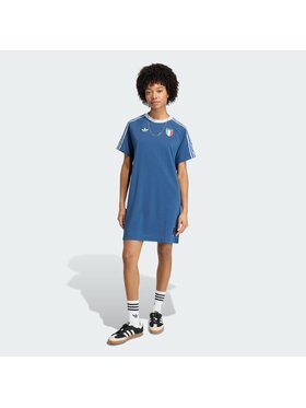 adidas adidas Sukienka codzienna Italy Niebieski jasny Loose Fit