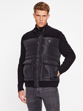 Hugo Hugo Преходно яке Sibor 50500012 Черен Relaxed Fit