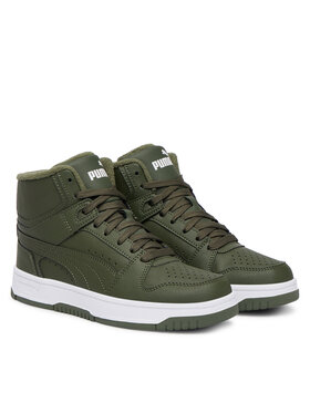 Puma Puma Сникърси Rebound Slam Mid Wtr Jr 40880302 Тъмнозелен