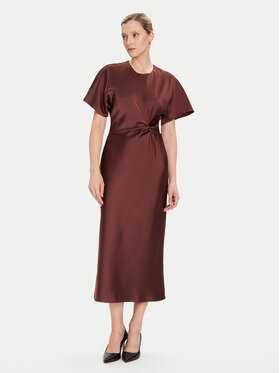 Rinascimento Rinascimento Коктейльна сукня CFC0125718003 Коричневий Regular Fit
