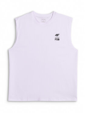 4F 4F Tank top FOB SUMMER Biały Loose Fit