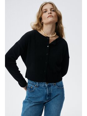 MARI PRETI MARI PRETI Kardigan Willow Czarny Regular Fit