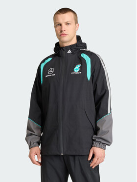 adidas adidas Kurtka przeciwdeszczowa 162813 Czarny Regular Fit
