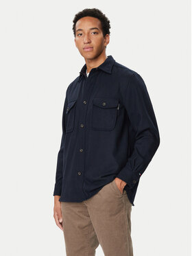 Tommy Hilfiger Tommy Hilfiger Риза-яке Classic MW0MW44603 Tmavomodrá Regular Fit