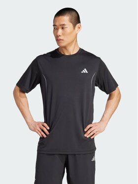 adidas adidas Koszulka techniczna Tech Apparel Tee Czarny Regular Fit