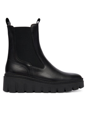 Tamaris Tamaris Kotníková obuv s elastickým prvkem 1-25489-45 Černá