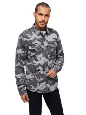 Brandit Brandit Koszula 9373.222.5XL Szary Regular Fit